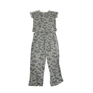 Lucky Brand Women’s Gray Floral Pajama set